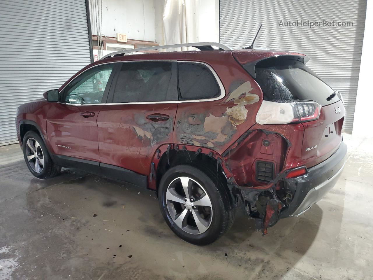 2019 Jeep Cherokee Limited Красный vin: 1C4PJMDX3KD404674