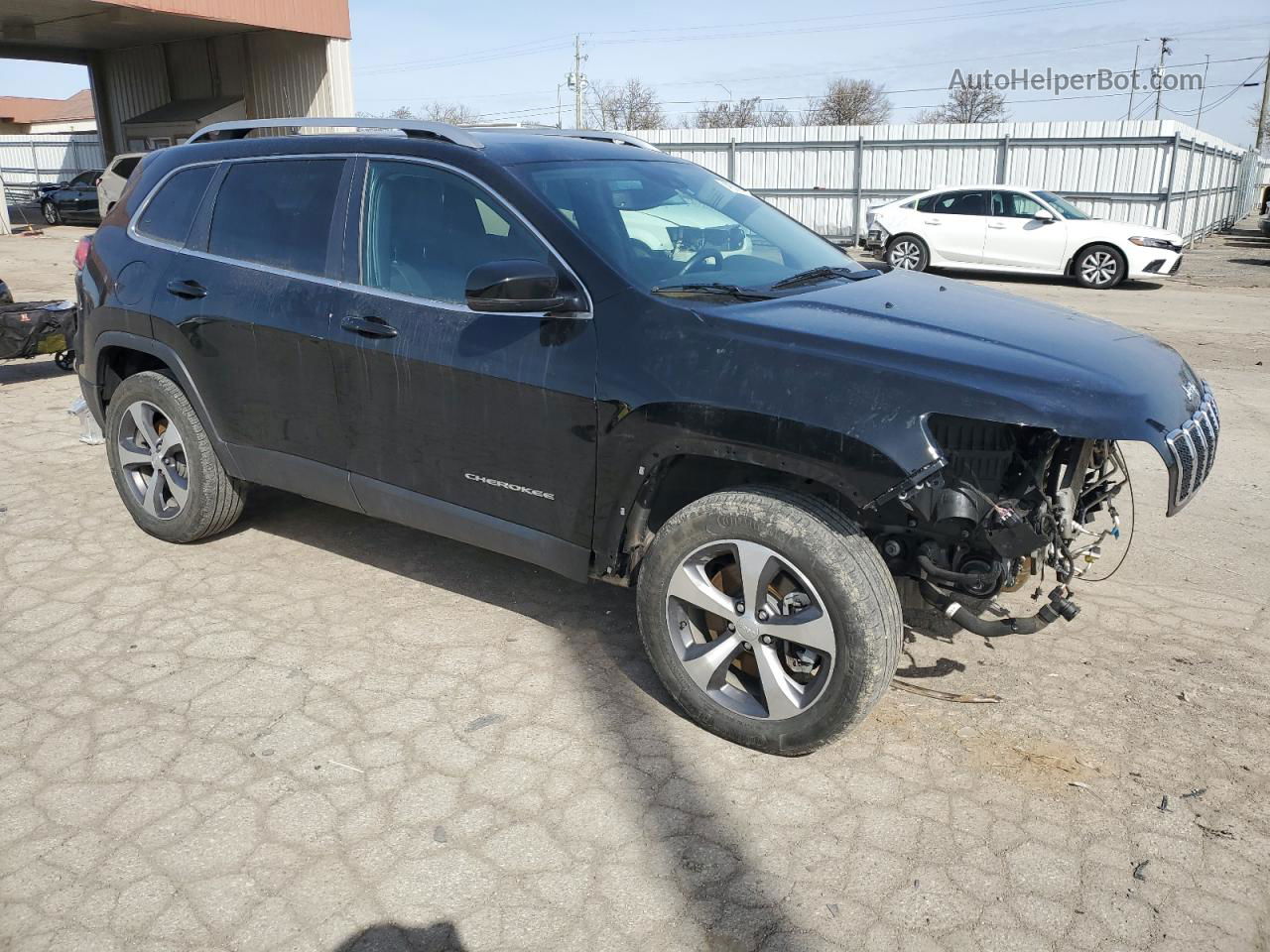 2021 Jeep Cherokee Limited Черный vin: 1C4PJMDX3MD118231