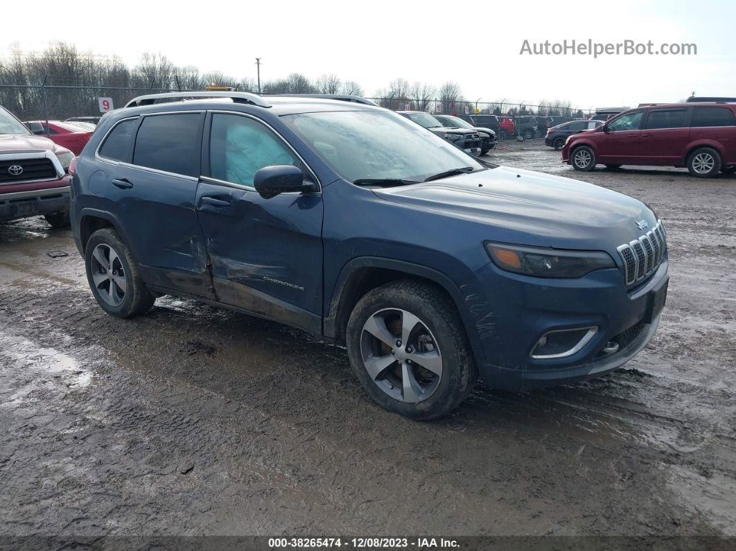 2021 Jeep Cherokee Limited 4x4 Blue vin: 1C4PJMDX3MD126121