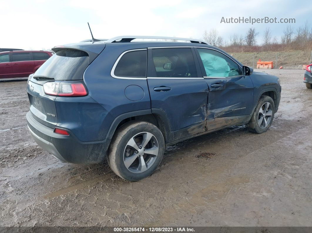 2021 Jeep Cherokee Limited 4x4 Blue vin: 1C4PJMDX3MD126121