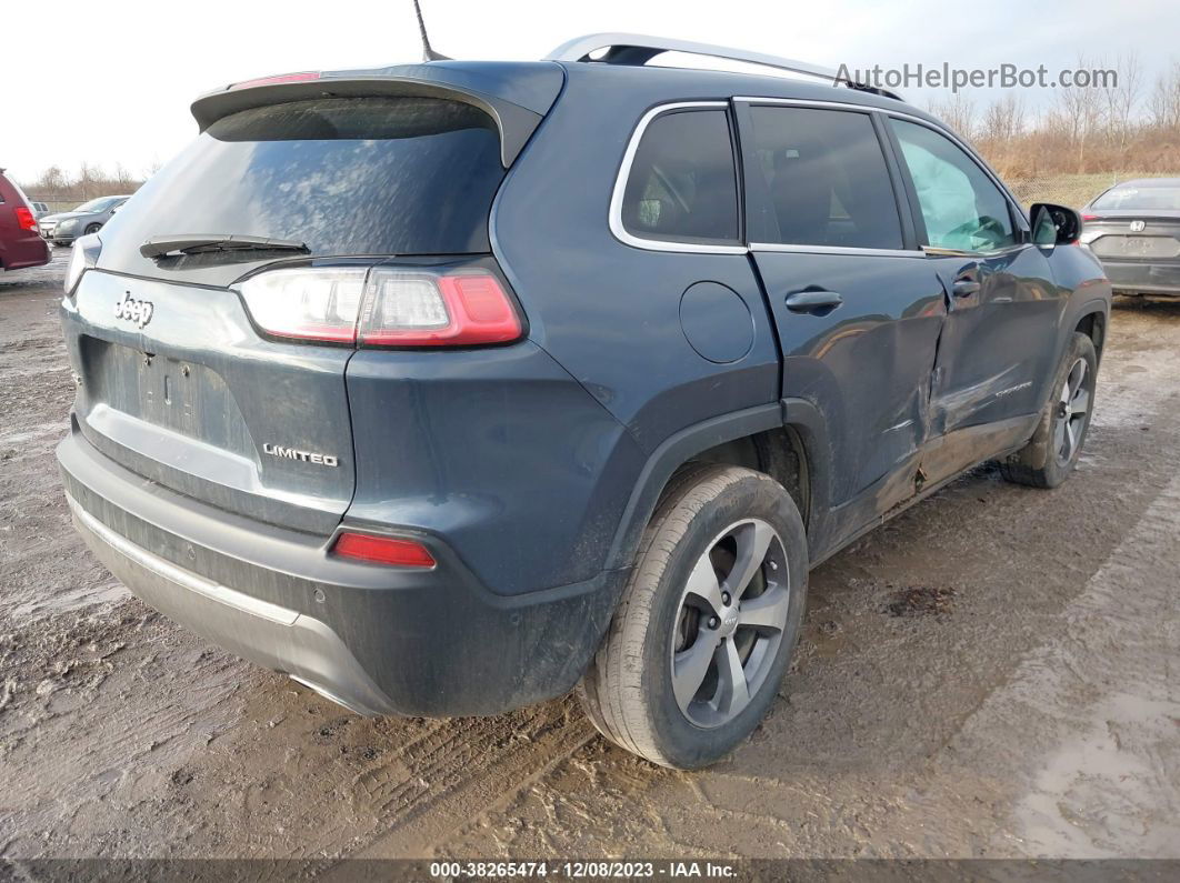 2021 Jeep Cherokee Limited 4x4 Blue vin: 1C4PJMDX3MD126121