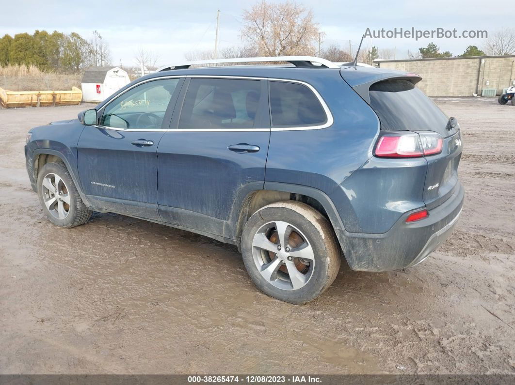 2021 Jeep Cherokee Limited 4x4 Blue vin: 1C4PJMDX3MD126121