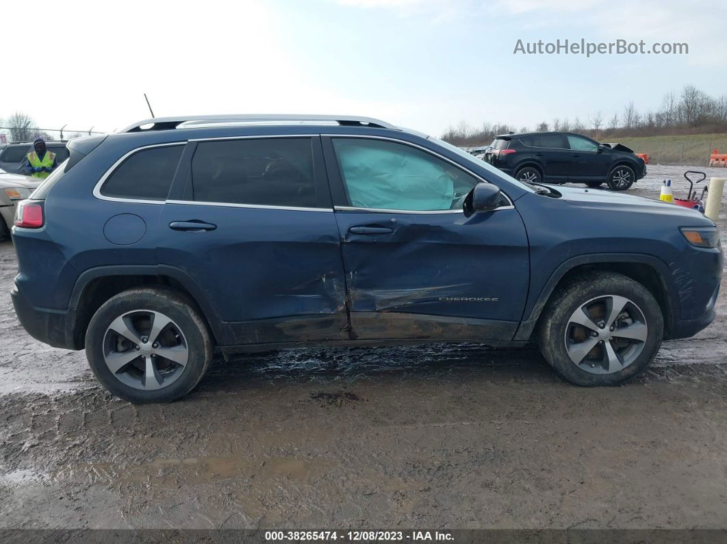 2021 Jeep Cherokee Limited 4x4 Blue vin: 1C4PJMDX3MD126121