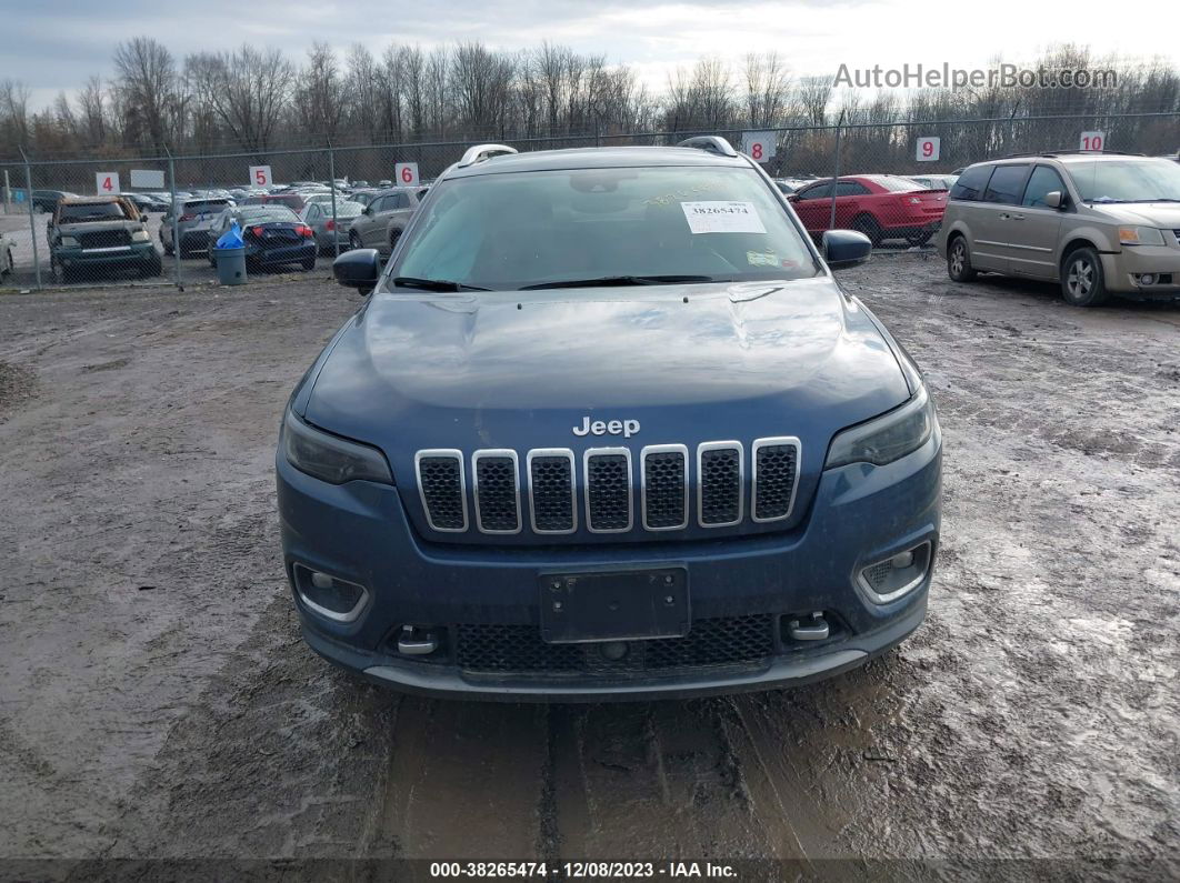 2021 Jeep Cherokee Limited 4x4 Blue vin: 1C4PJMDX3MD126121