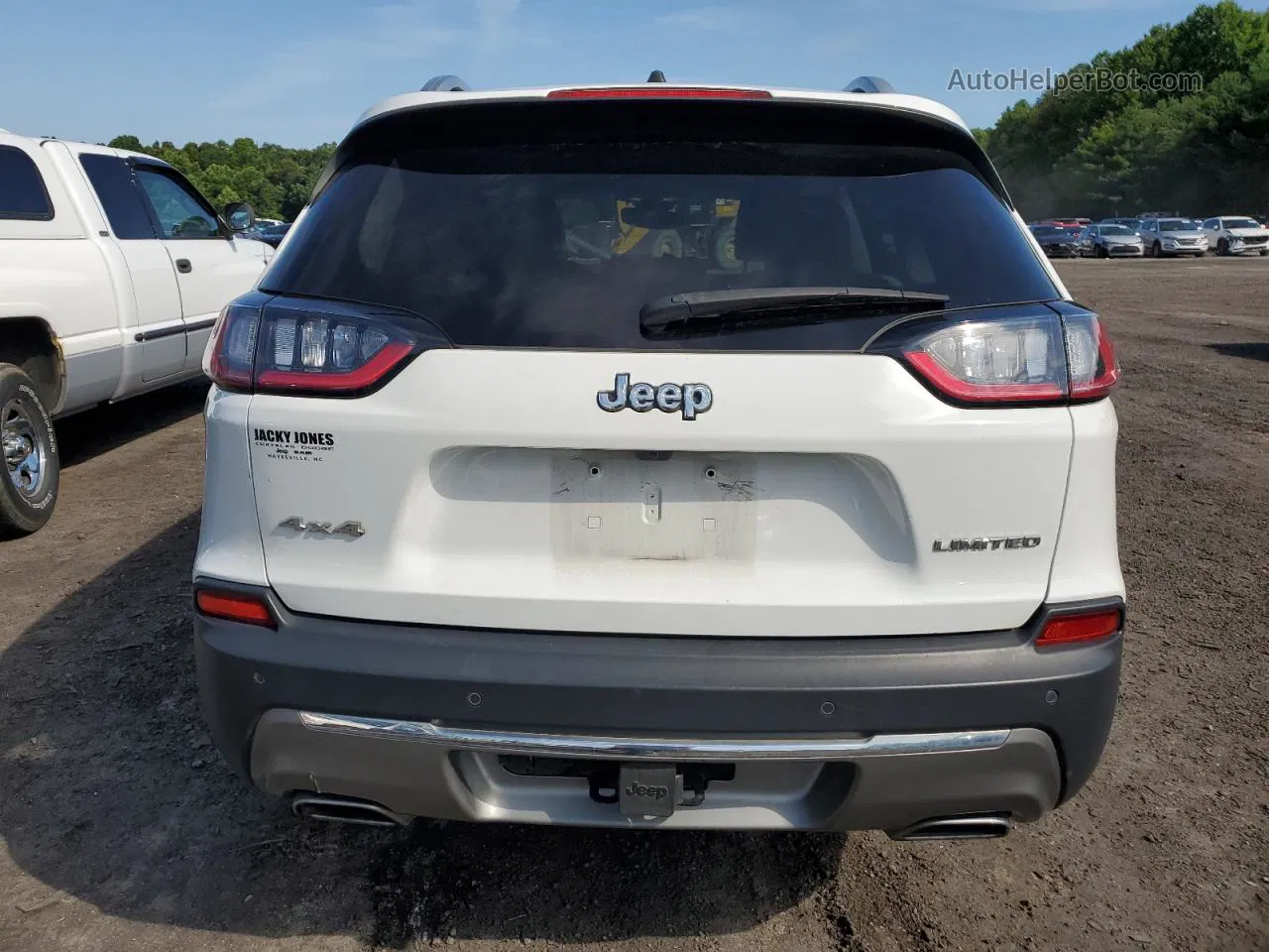 2019 Jeep Cherokee Limited White vin: 1C4PJMDX4KD186079