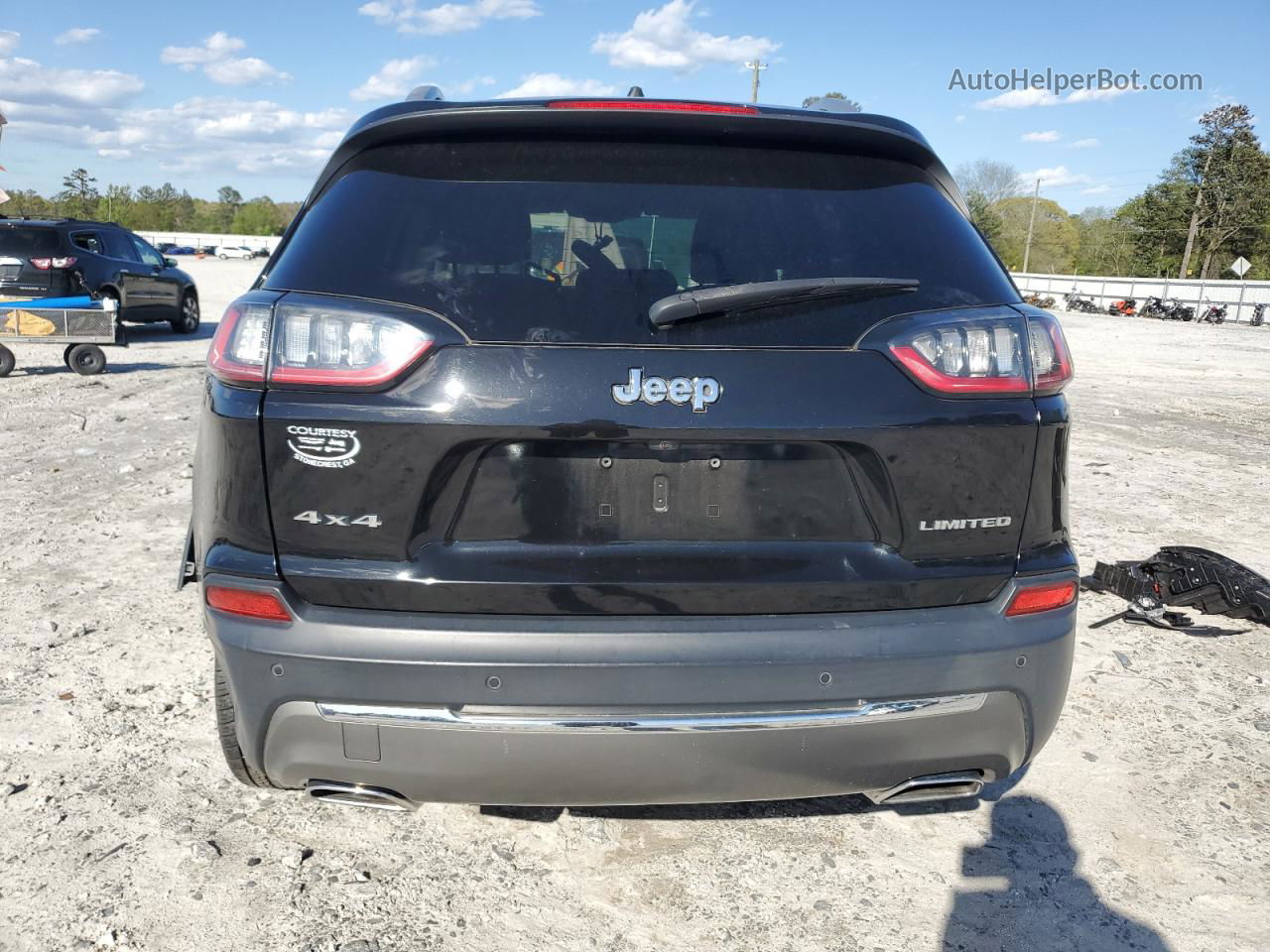 2019 Jeep Cherokee Limited Black vin: 1C4PJMDX4KD303725