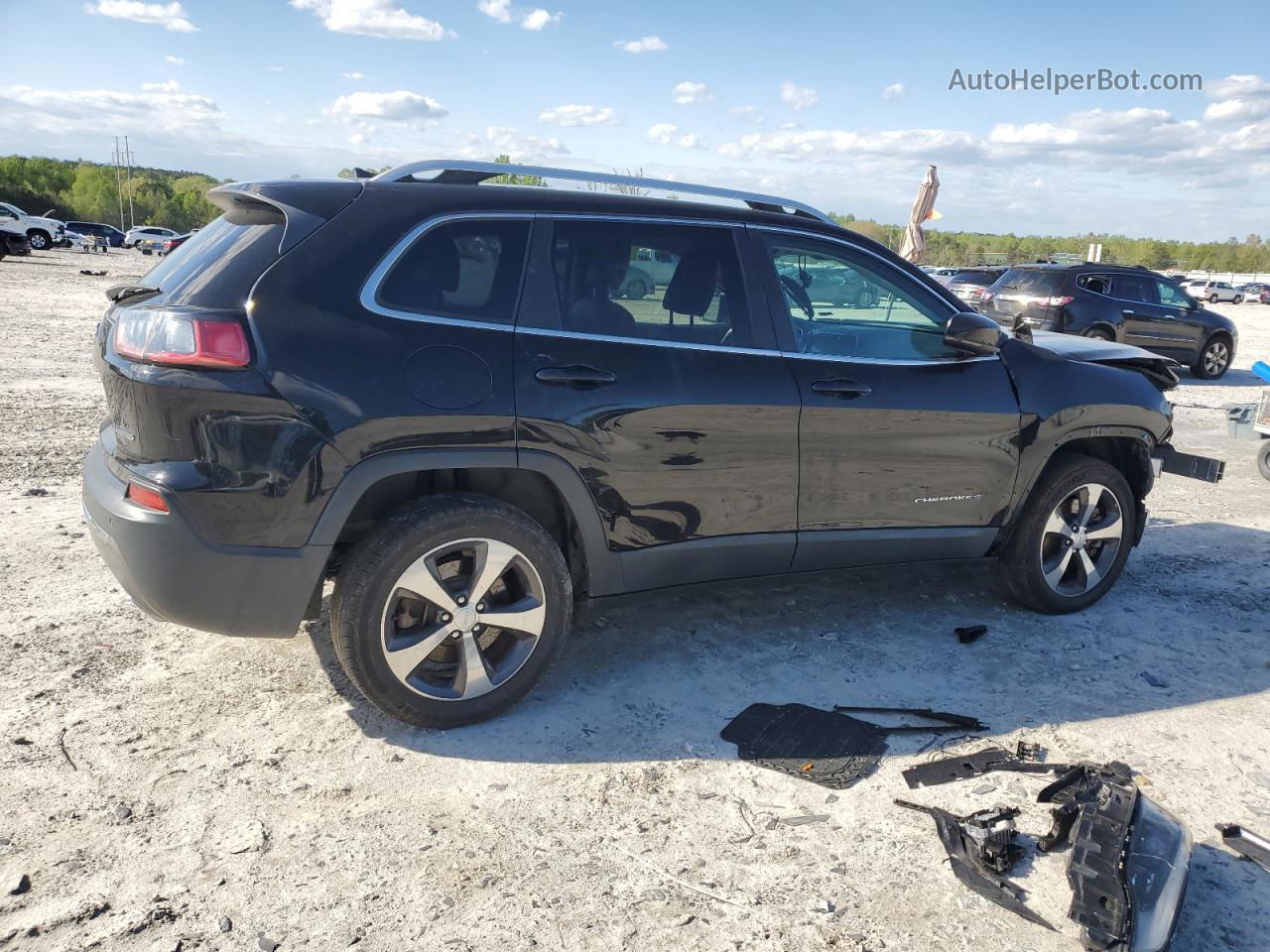 2019 Jeep Cherokee Limited Black vin: 1C4PJMDX4KD303725