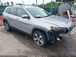 2019 Jeep Cherokee Limited 4x4 Silver vin: 1C4PJMDX4KD334294