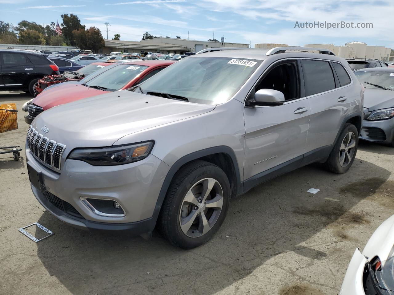 2019 Jeep Cherokee Limited Gray vin: 1C4PJMDX4KD359485