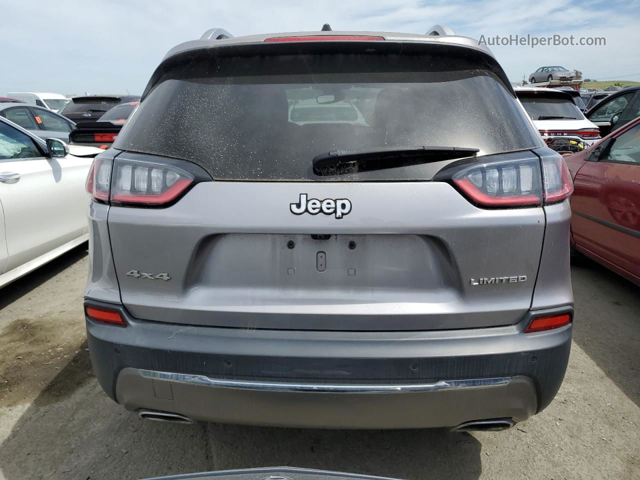 2019 Jeep Cherokee Limited Gray vin: 1C4PJMDX4KD359485