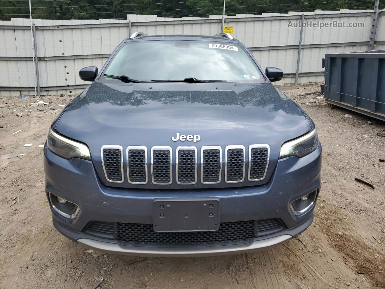 2019 Jeep Cherokee Limited Blue vin: 1C4PJMDX4KD379588