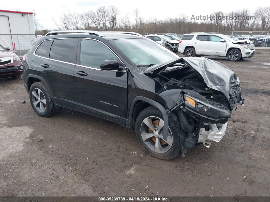 2019 Jeep Cherokee Limited 4x4 Black vin: 1C4PJMDX4KD386847