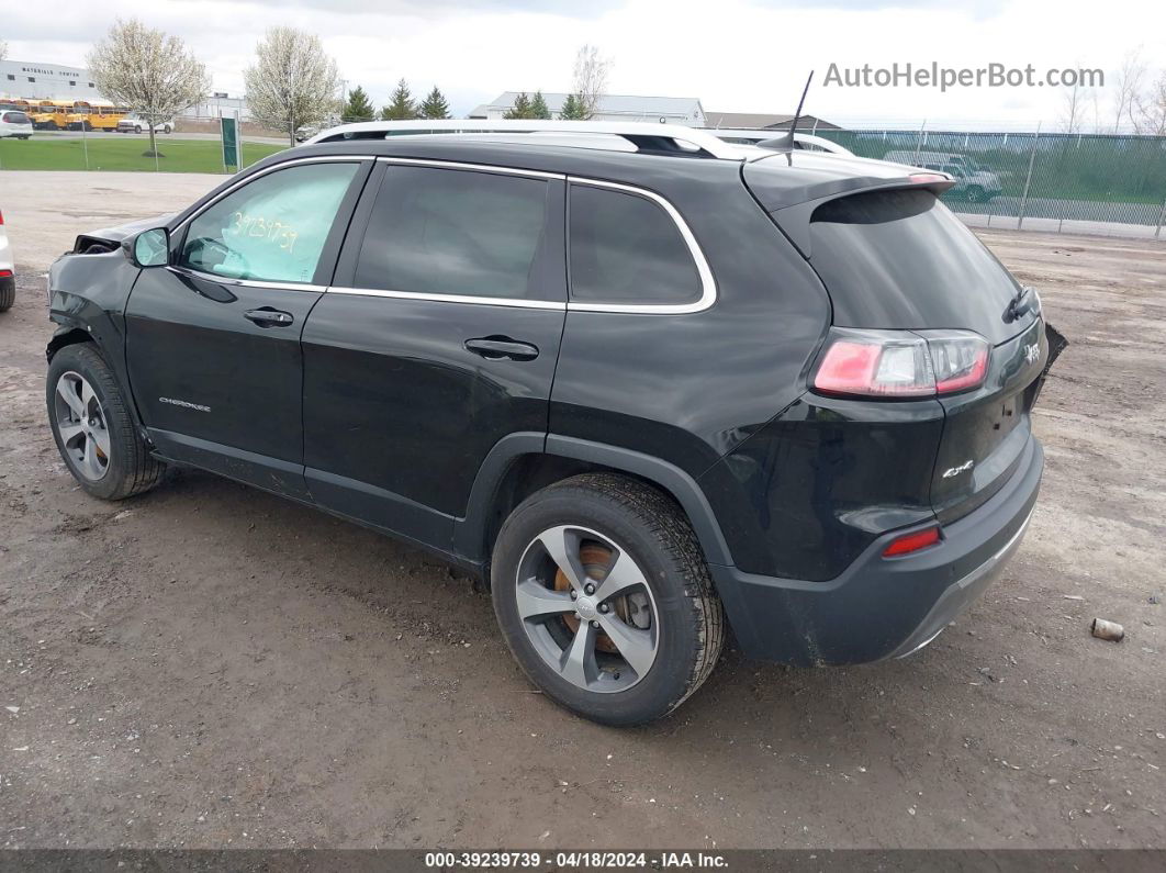 2019 Jeep Cherokee Limited 4x4 Black vin: 1C4PJMDX4KD386847