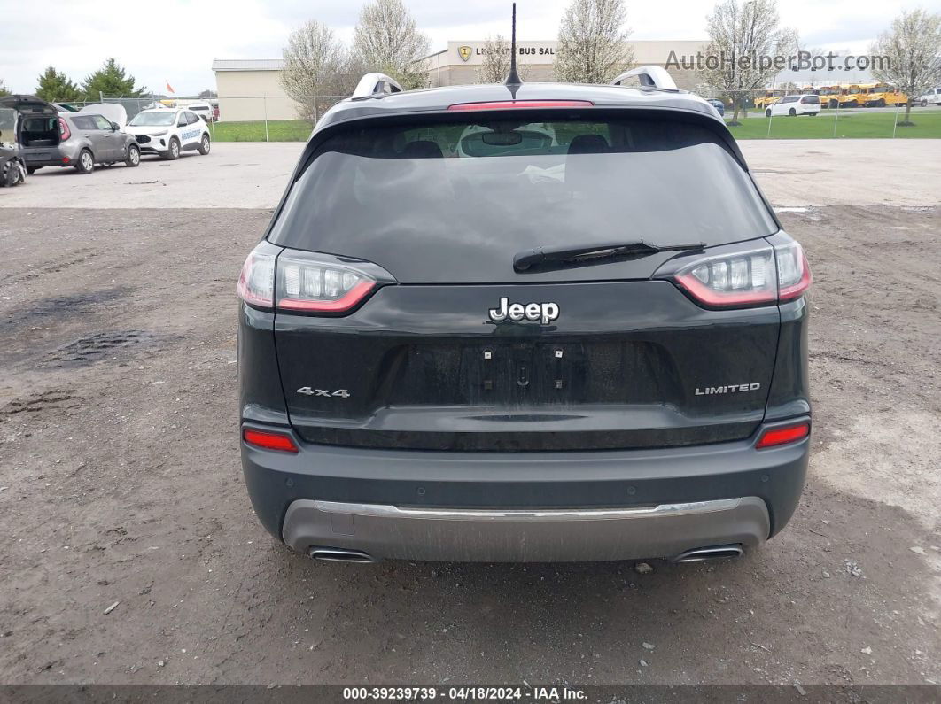 2019 Jeep Cherokee Limited 4x4 Black vin: 1C4PJMDX4KD386847