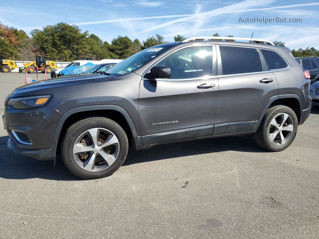 2019 Jeep Cherokee Limited Charcoal vin: 1C4PJMDX4KD412900