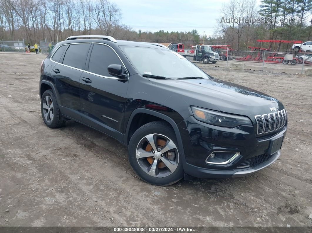 2019 Jeep Cherokee Limited 4x4 Black vin: 1C4PJMDX4KD414498