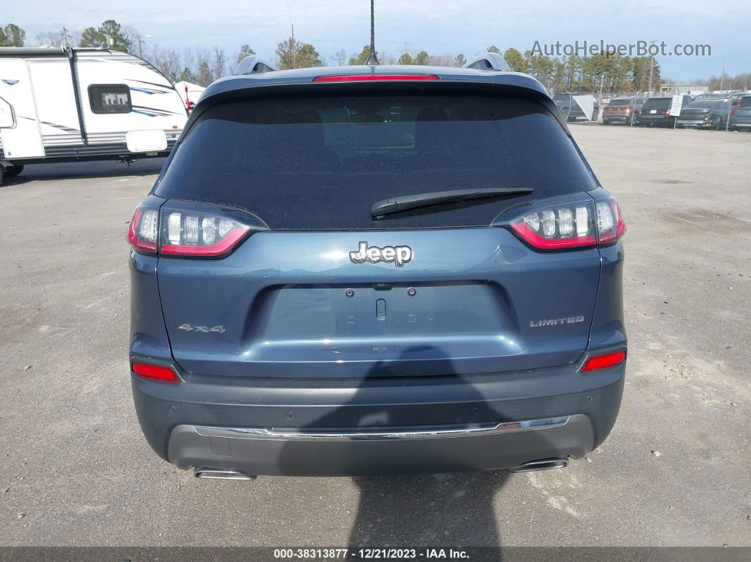 2019 Jeep Cherokee Limited 4x4 Blue vin: 1C4PJMDX4KD418700