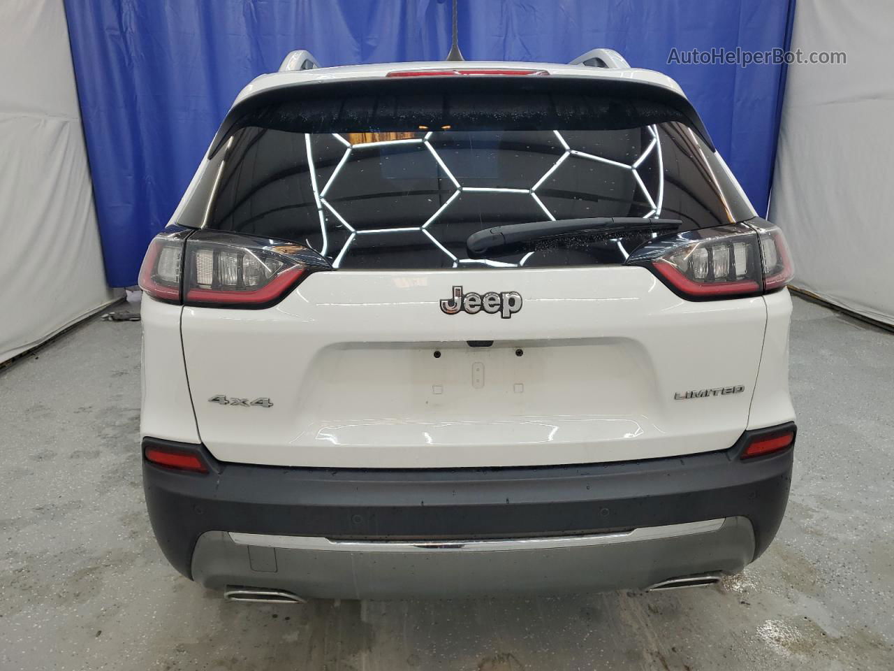 2019 Jeep Cherokee Limited White vin: 1C4PJMDX4KD438235