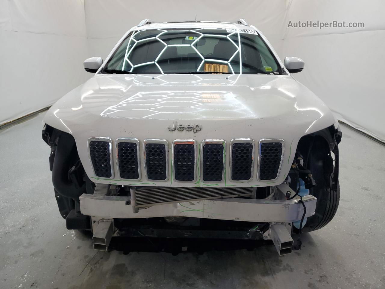 2019 Jeep Cherokee Limited White vin: 1C4PJMDX4KD438235