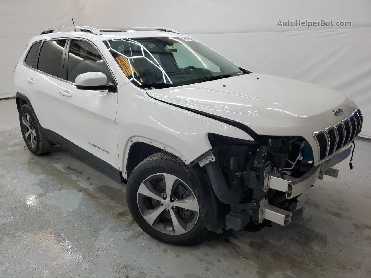 2019 Jeep Cherokee Limited Белый vin: 1C4PJMDX4KD438235