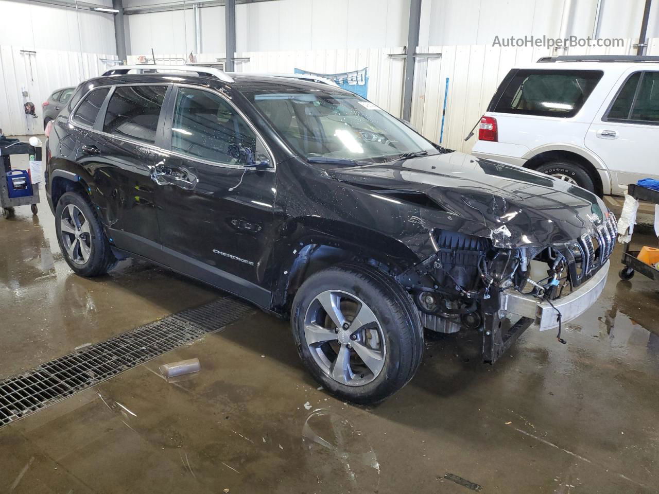 2019 Jeep Cherokee Limited Black vin: 1C4PJMDX4KD456542