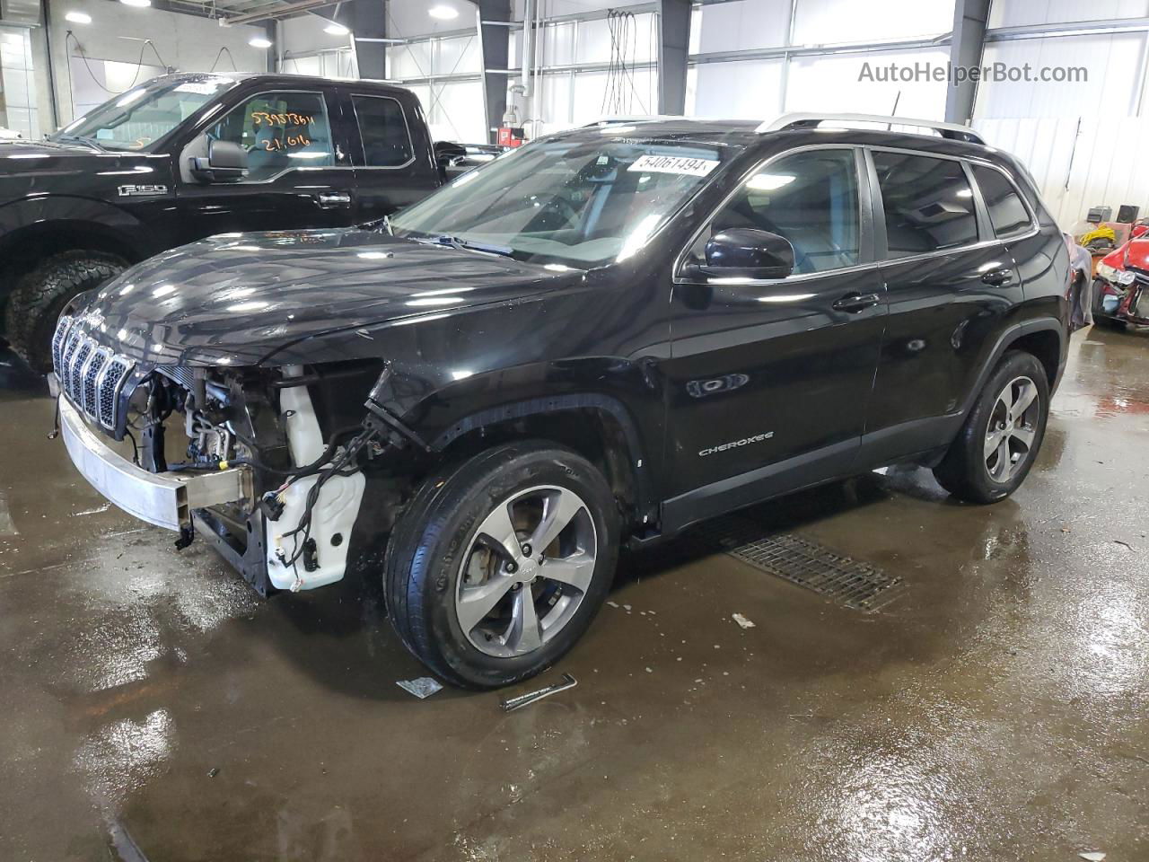 2019 Jeep Cherokee Limited Black vin: 1C4PJMDX4KD456542