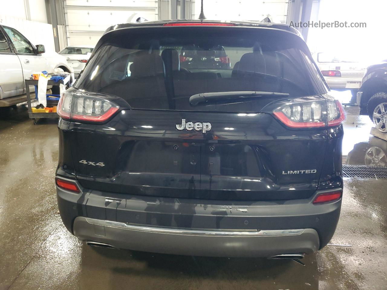 2019 Jeep Cherokee Limited Black vin: 1C4PJMDX4KD456542