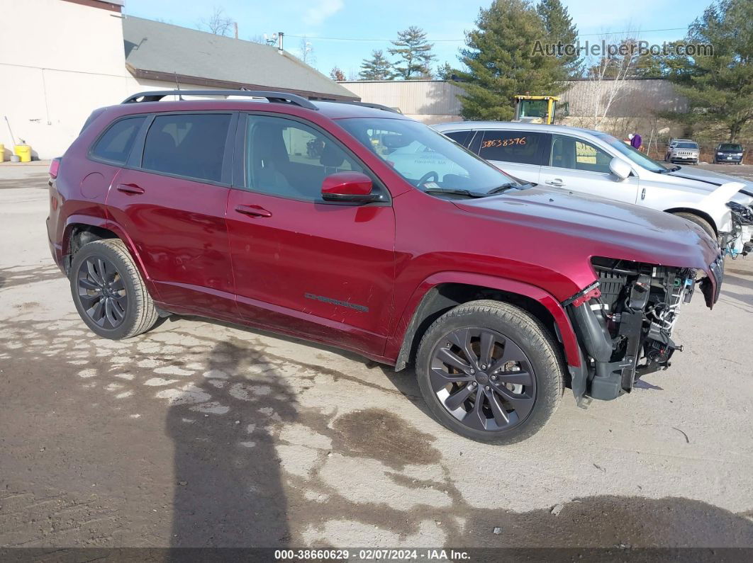 2019 Jeep Cherokee High Altitude 4x4 Red vin: 1C4PJMDX4KD462129