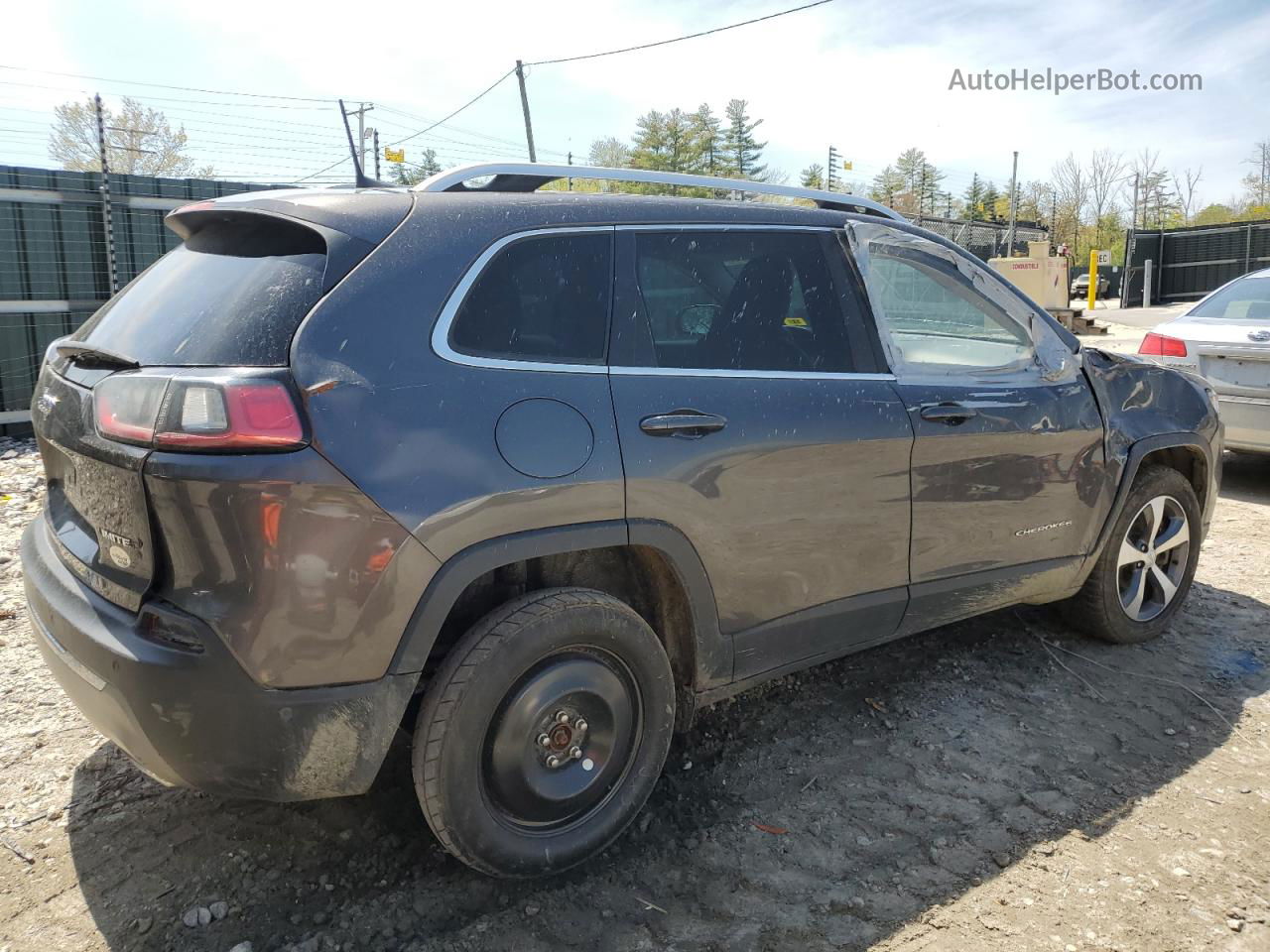 2021 Jeep Cherokee Limited Серый vin: 1C4PJMDX4MD124216