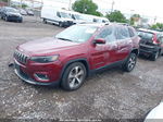 2021 Jeep Cherokee Limited 4x4 Бордовый vin: 1C4PJMDX4MD137757