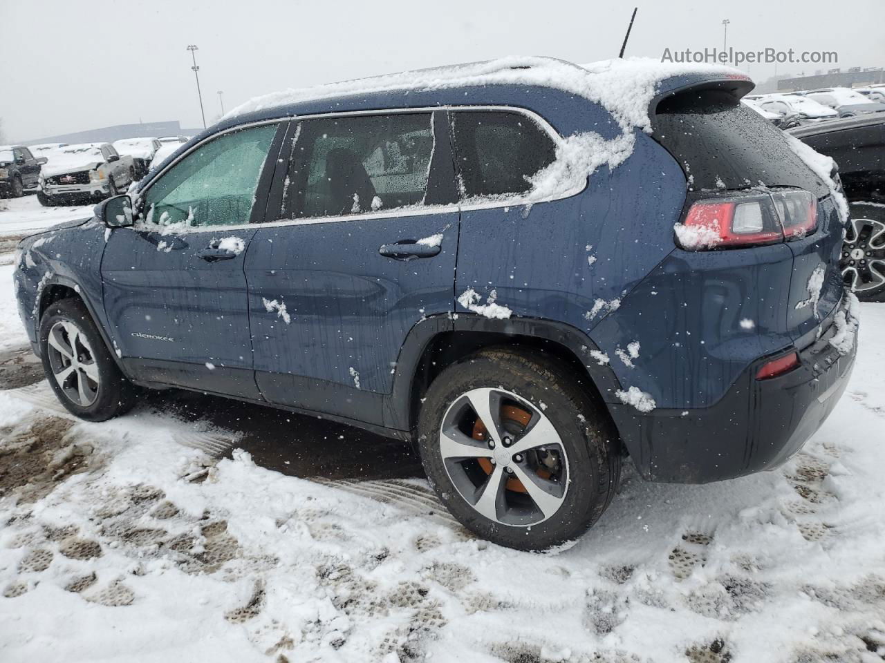 2021 Jeep Cherokee Limited Blue vin: 1C4PJMDX4MD162741