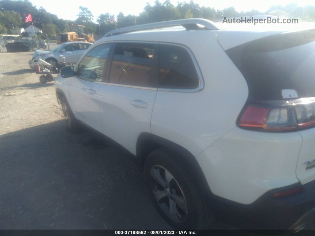 2021 Jeep Cherokee Limited White vin: 1C4PJMDX4MD198252