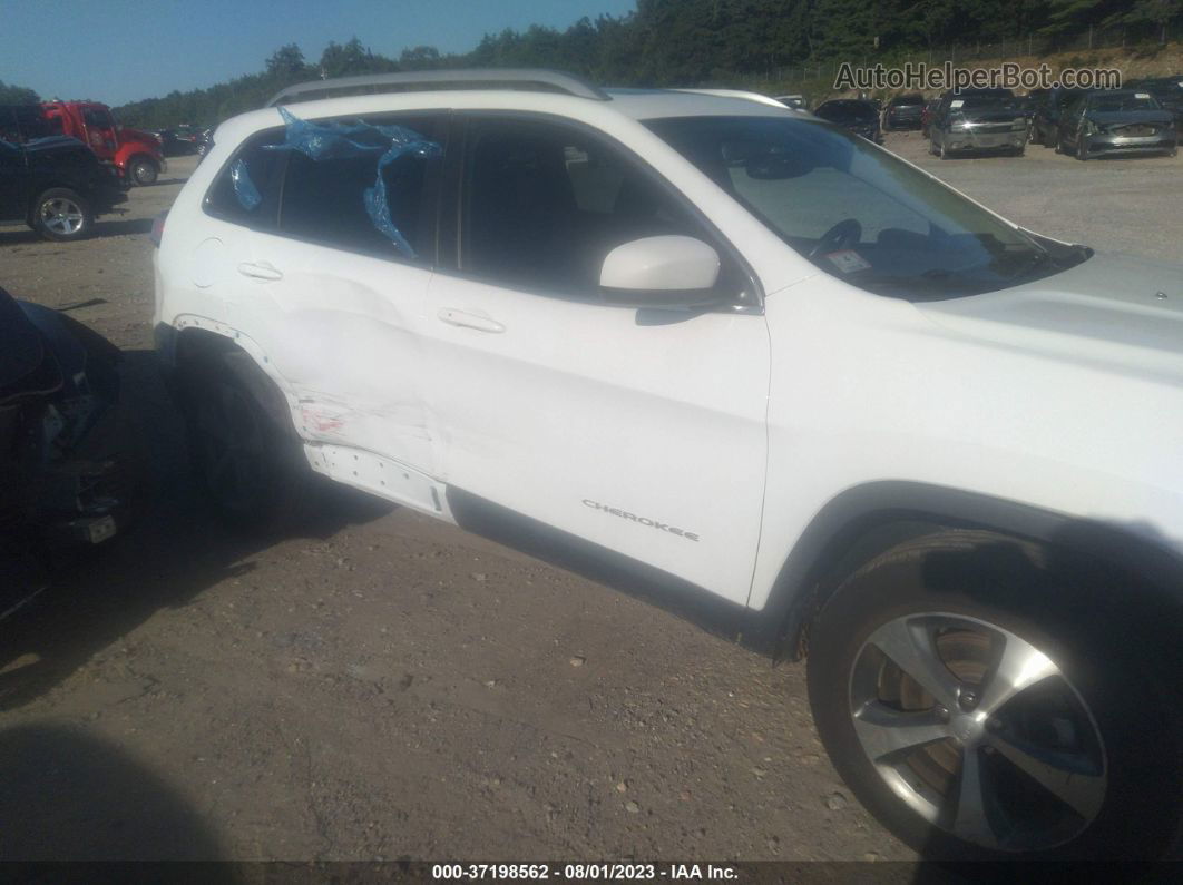 2021 Jeep Cherokee Limited White vin: 1C4PJMDX4MD198252