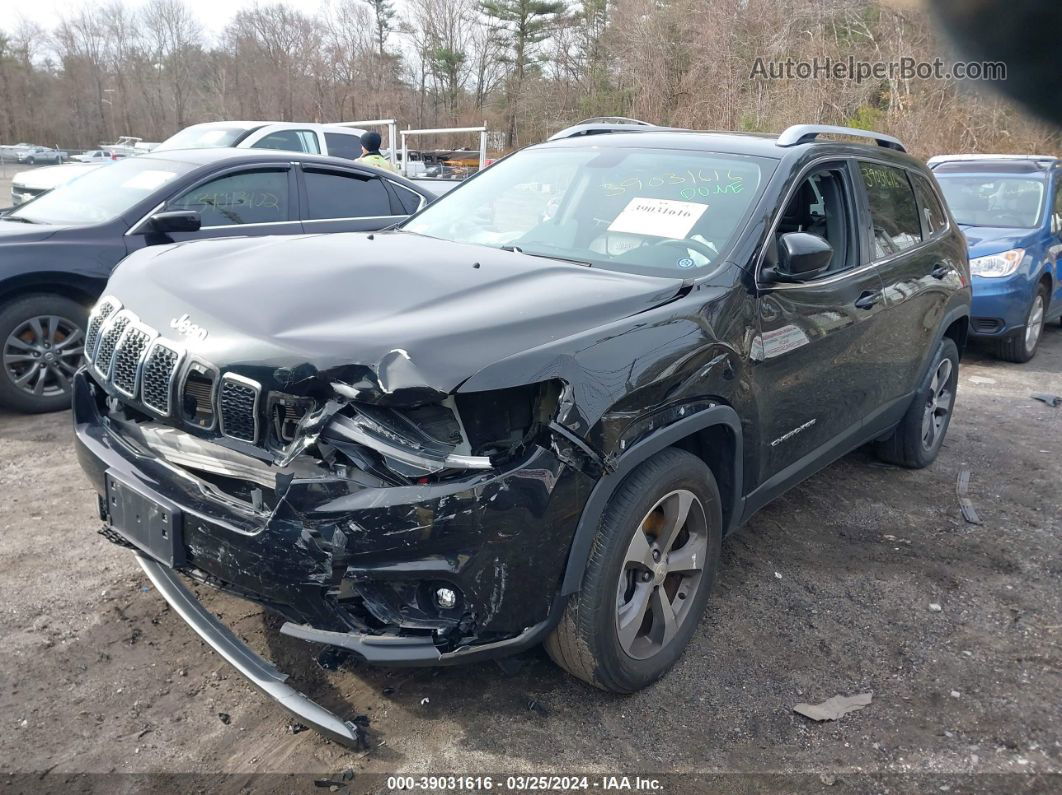 2019 Jeep Cherokee Limited 4x4 Black vin: 1C4PJMDX5KD104103