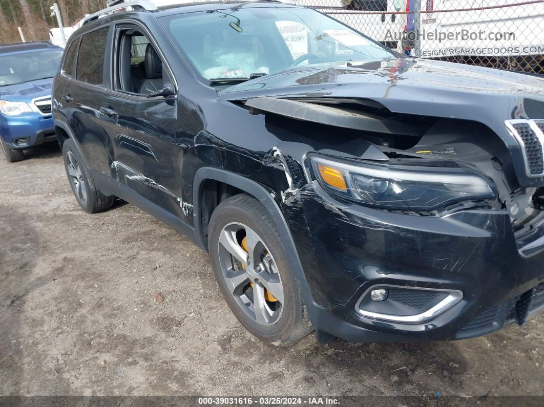 2019 Jeep Cherokee Limited 4x4 Black vin: 1C4PJMDX5KD104103