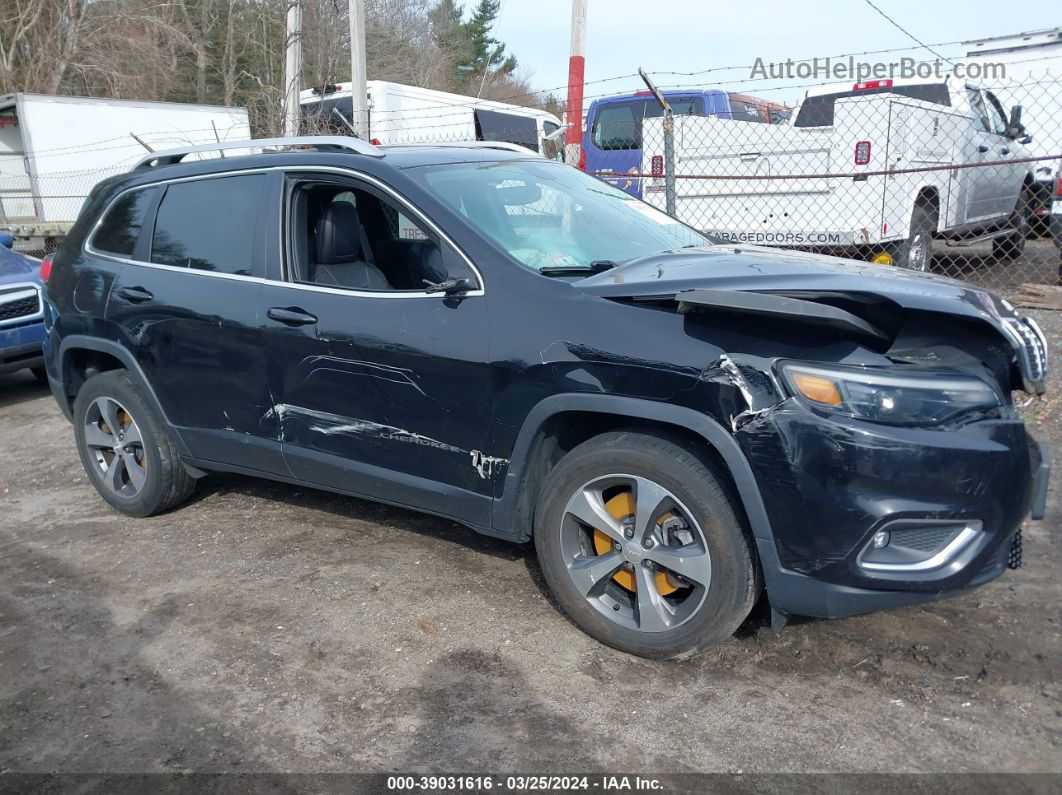 2019 Jeep Cherokee Limited 4x4 Black vin: 1C4PJMDX5KD104103