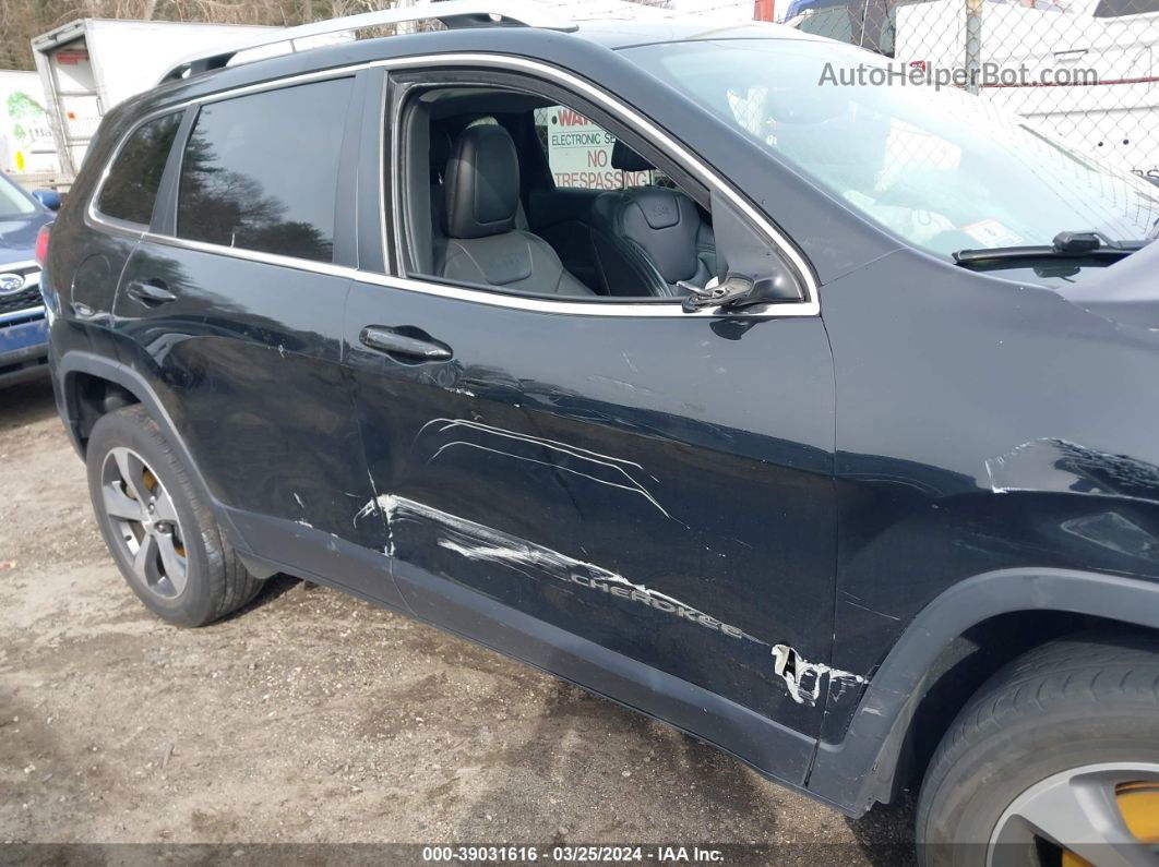 2019 Jeep Cherokee Limited 4x4 Black vin: 1C4PJMDX5KD104103