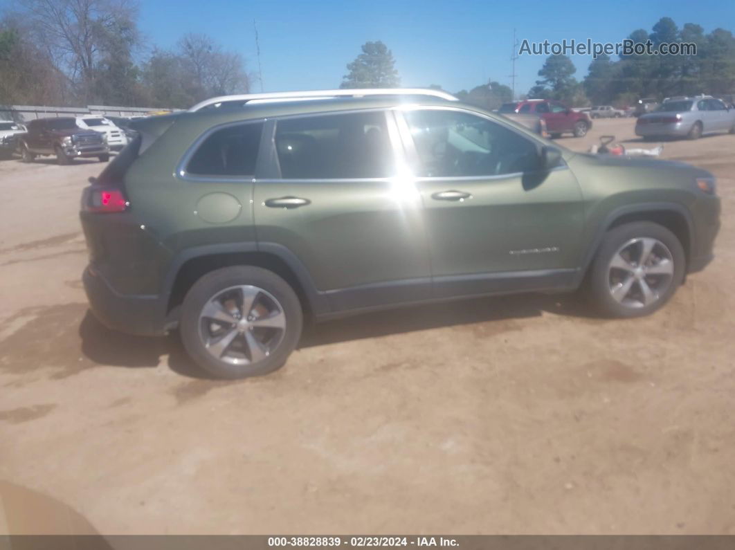 2019 Jeep Cherokee Limited 4x4 Green vin: 1C4PJMDX5KD166357