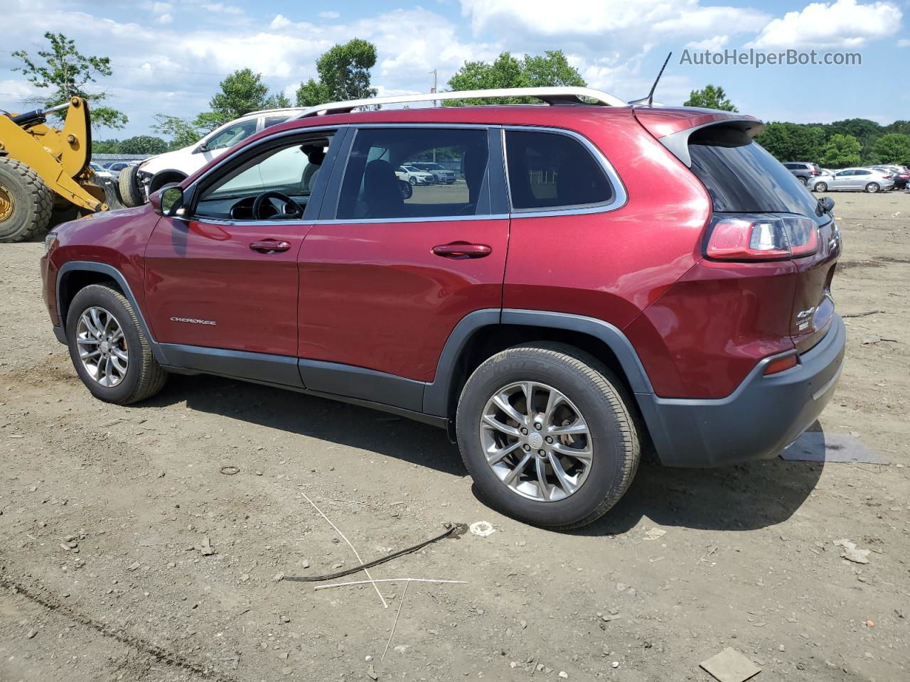 2019 Jeep Cherokee Limited Burgundy vin: 1C4PJMDX5KD216951