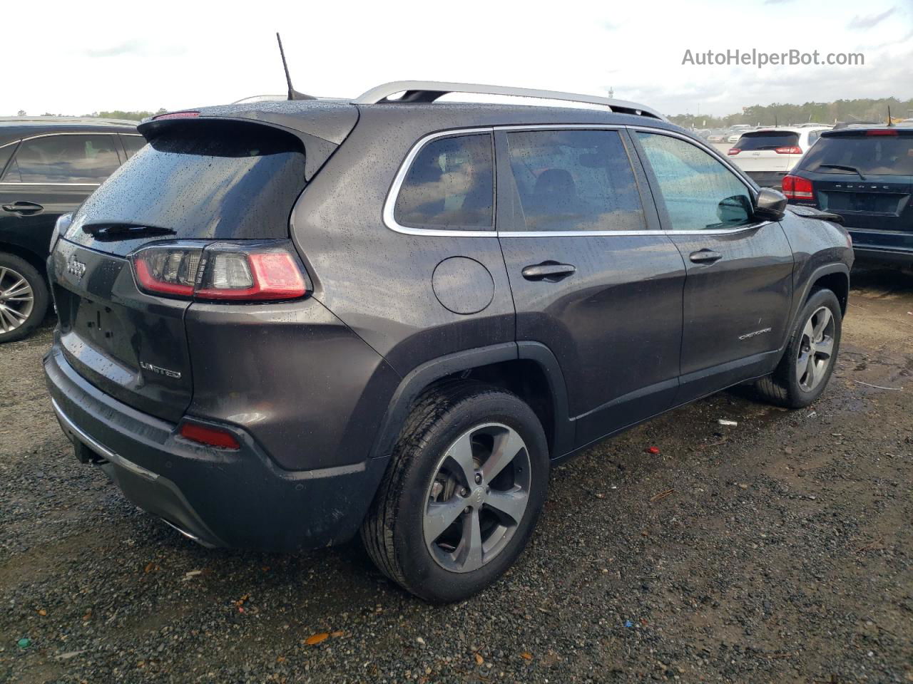 2019 Jeep Cherokee Limited Угольный vin: 1C4PJMDX5KD283405