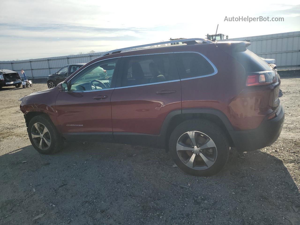 2019 Jeep Cherokee Limited Красный vin: 1C4PJMDX5KD356420