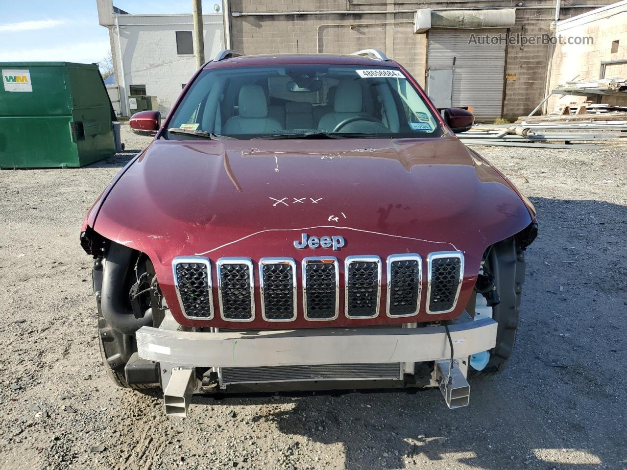 2019 Jeep Cherokee Limited Red vin: 1C4PJMDX5KD356420