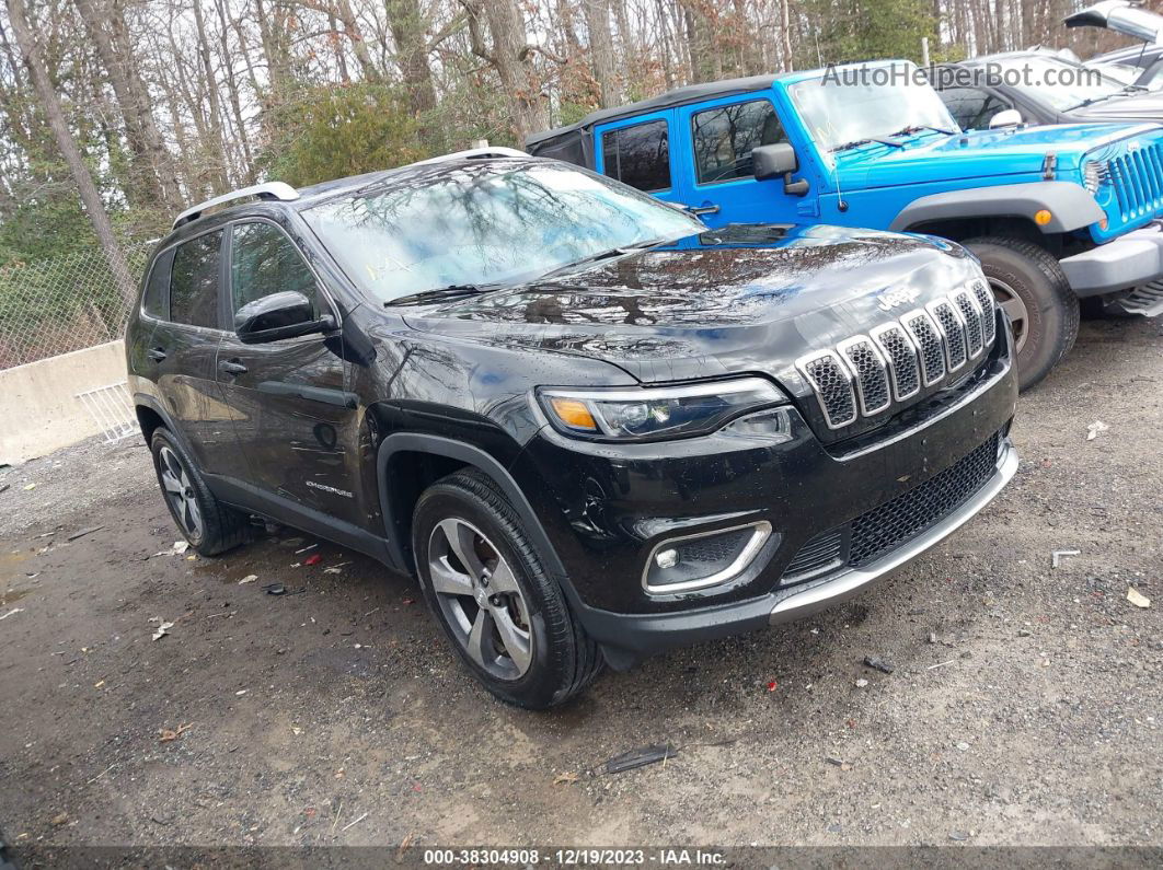 2019 Jeep Cherokee Limited 4x4 Black vin: 1C4PJMDX5KD391071