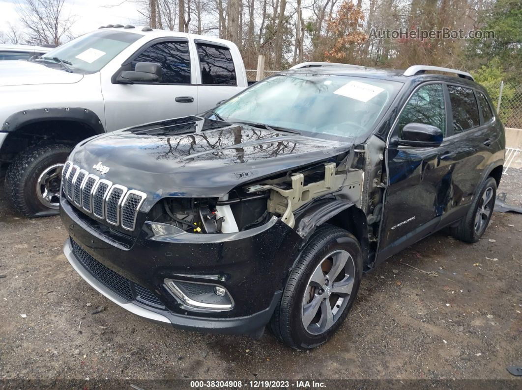 2019 Jeep Cherokee Limited 4x4 Black vin: 1C4PJMDX5KD391071