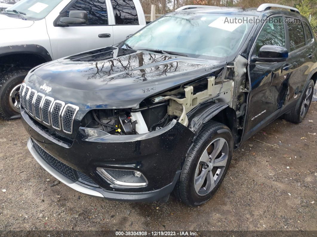 2019 Jeep Cherokee Limited 4x4 Black vin: 1C4PJMDX5KD391071