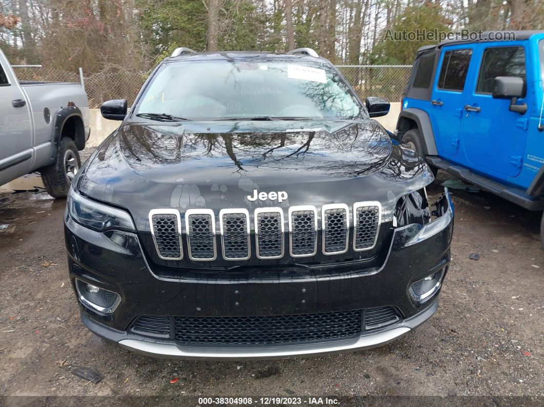 2019 Jeep Cherokee Limited 4x4 Black vin: 1C4PJMDX5KD391071