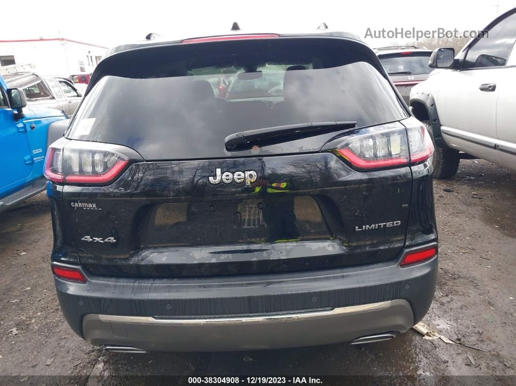 2019 Jeep Cherokee Limited 4x4 Black vin: 1C4PJMDX5KD391071