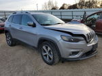 2019 Jeep Cherokee Limited Silver vin: 1C4PJMDX5KD460020