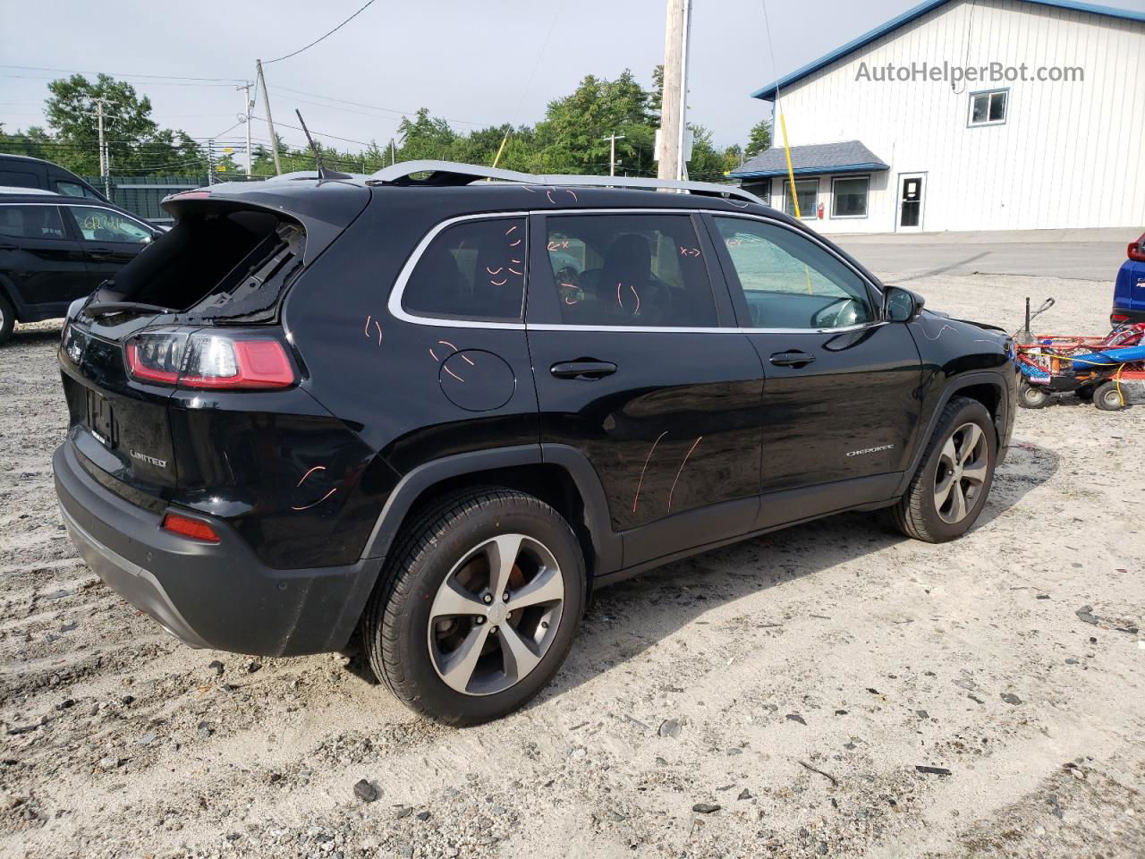 2021 Jeep Cherokee Limited Black vin: 1C4PJMDX5MD119171