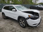 2019 Jeep Cherokee Limited White vin: 1C4PJMDX6KD113974